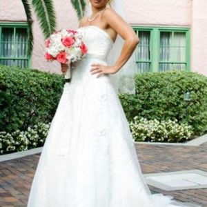 Wedding dress by Oleg Cassini